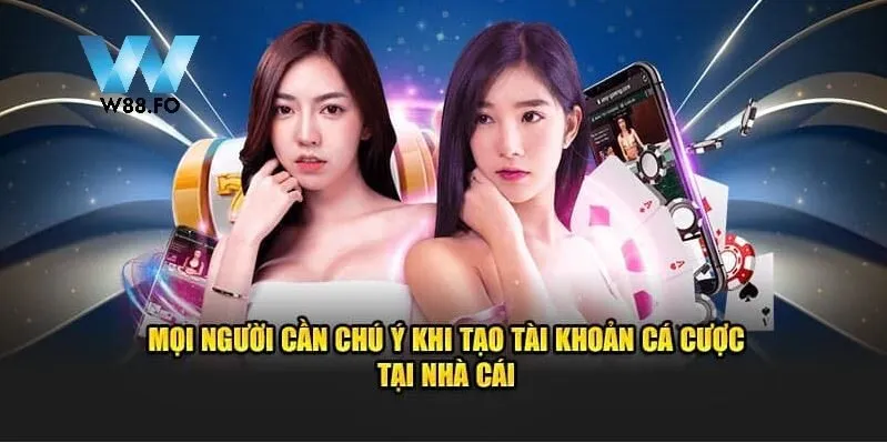 Mọi người cần chú ý khi đăng ký W88 tại nhà cái