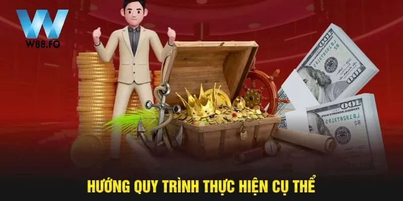 Hướng quy trình rút tiền W88 thực hiện cụ thể