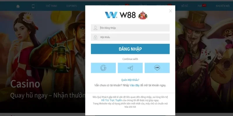 Cách đăng nhập, quên mật khẩu, đổi mật khẩu an toàn